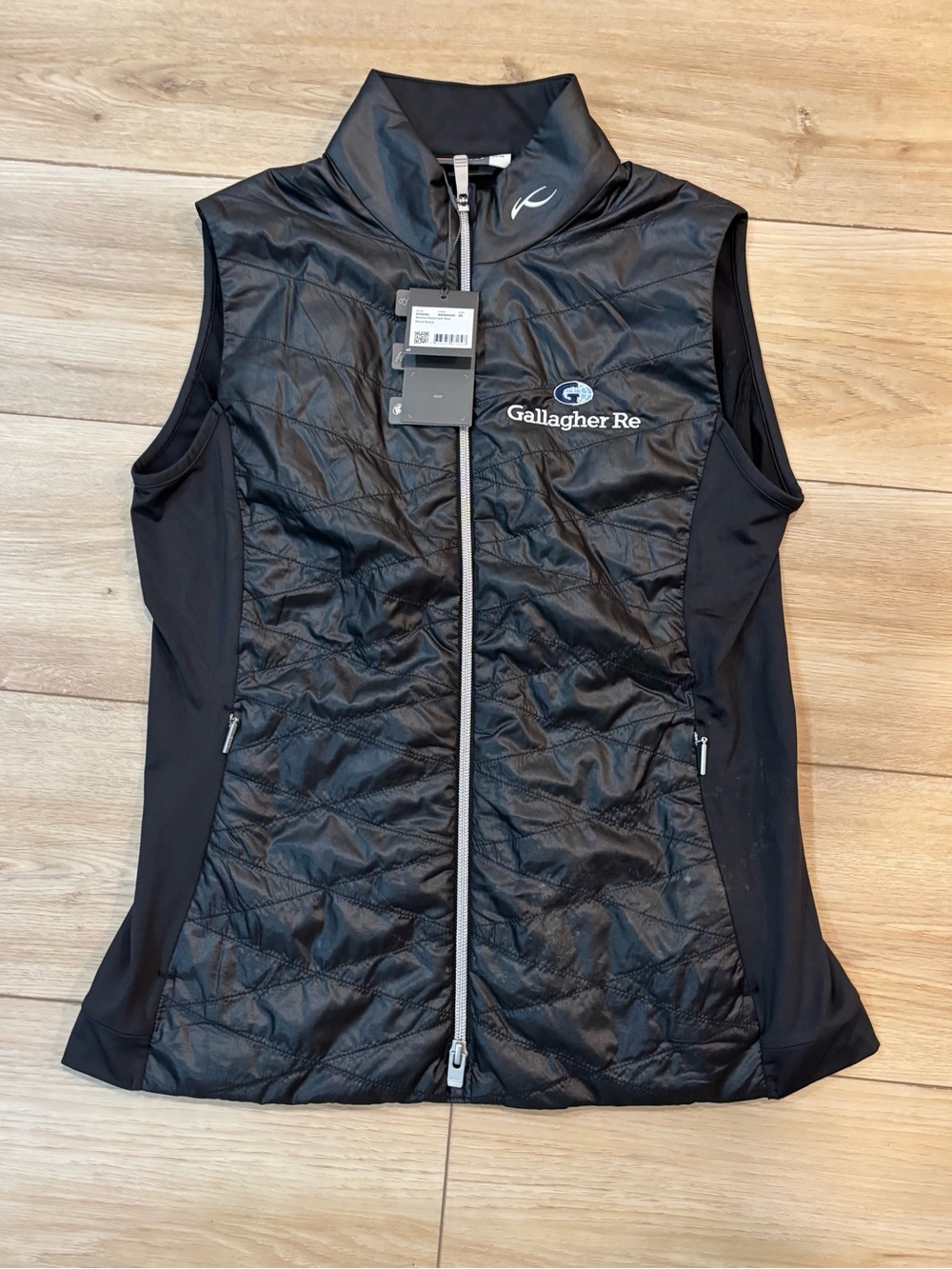 NWT KJUS Women’s Retention Vest Black Size 38 / Medium M GallagherRE
